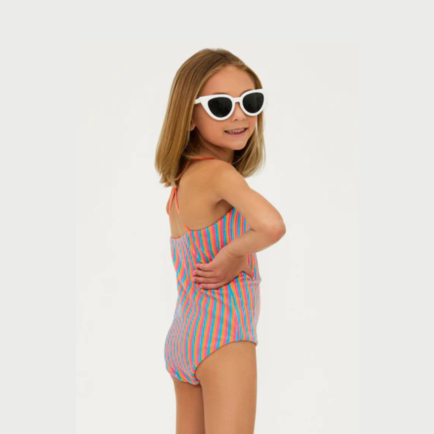 Little Julia One Piece | Petal Stripes