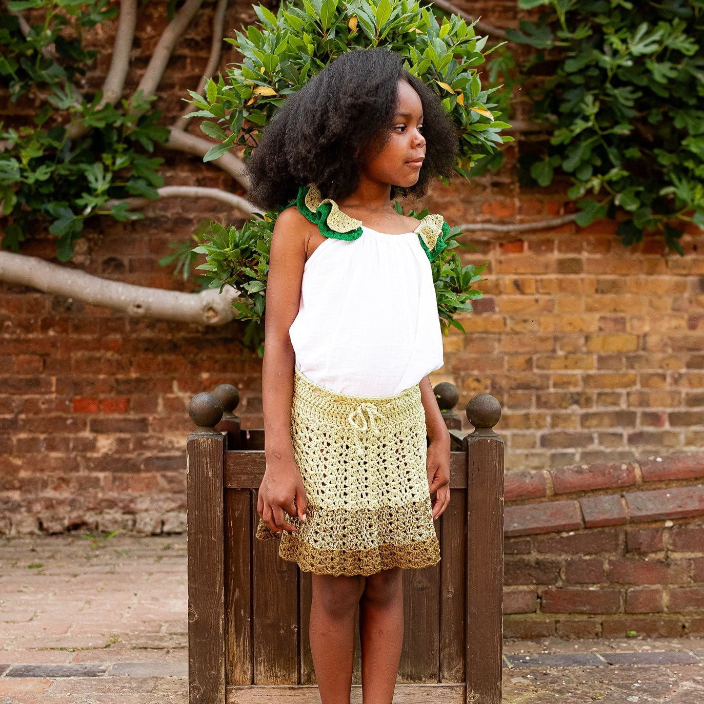 Iris Crochet Set | Green