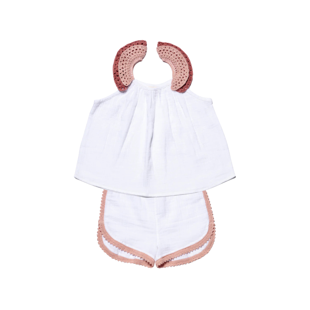 Iris Crochet Set | Blush