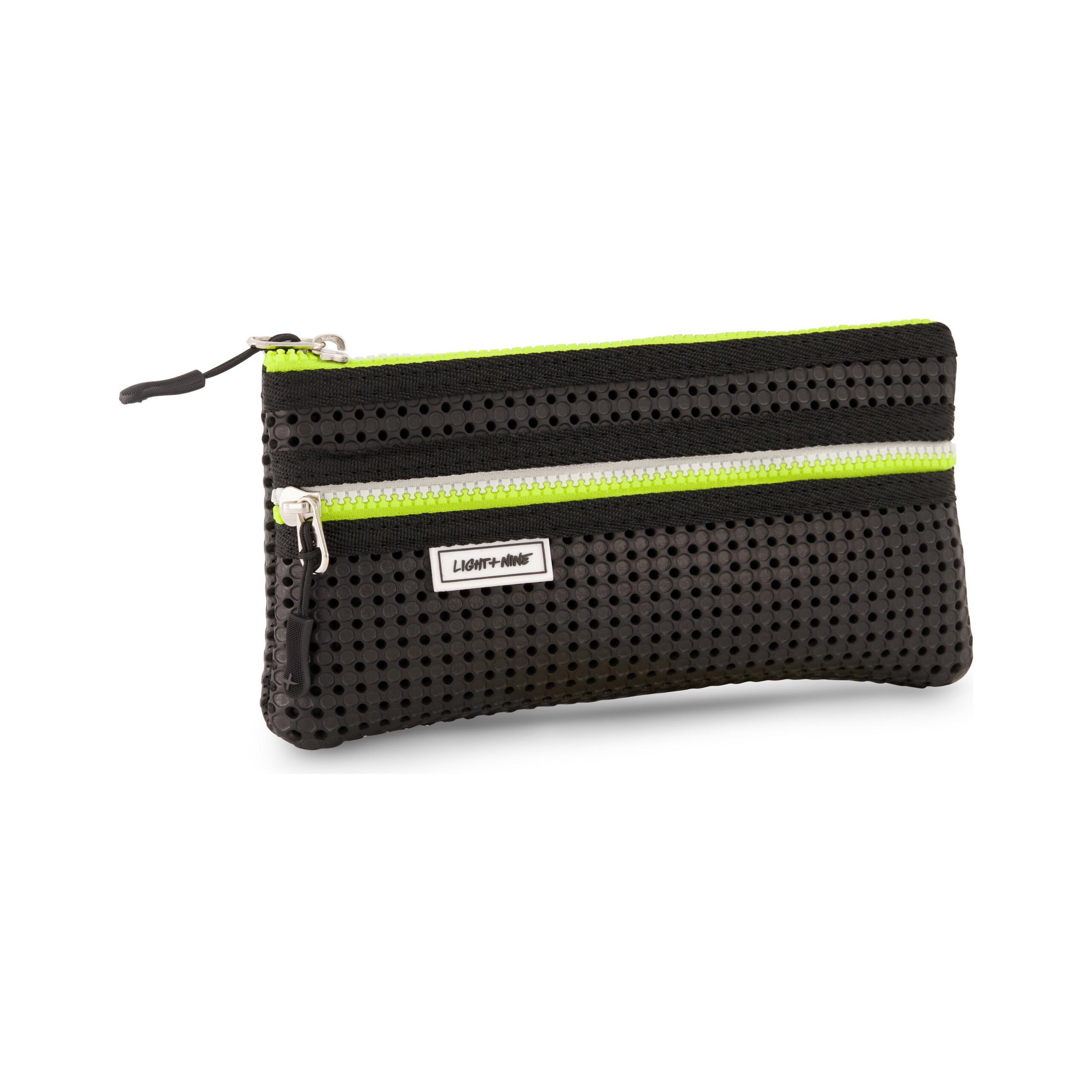 Flat Pencil Pouch | Neon Yellow