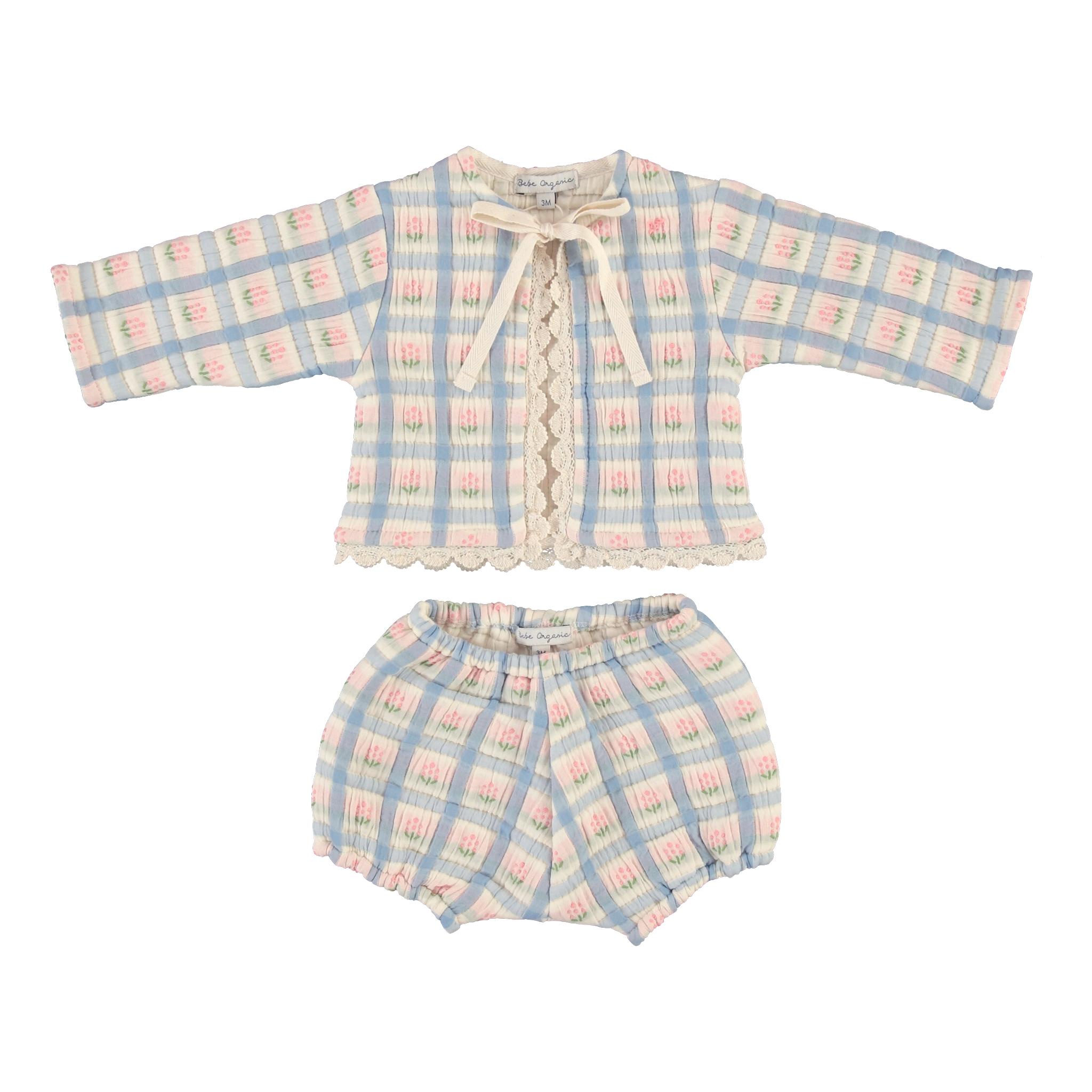 Zora Padded Baby Set | Floral