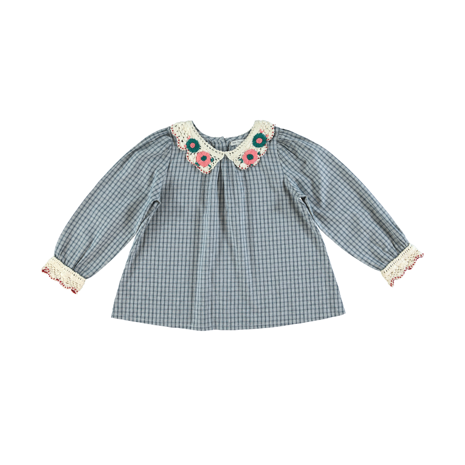 Rhea Blouse | Blue Check