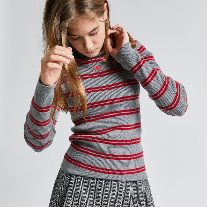 Twist Pullover | Grey