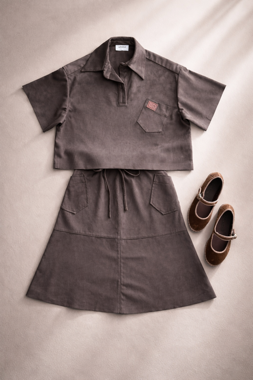 Row Shirt | Coffee Leather