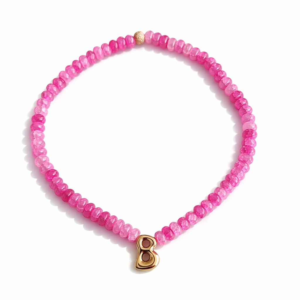 Initial Necklace | Pretty In Pink