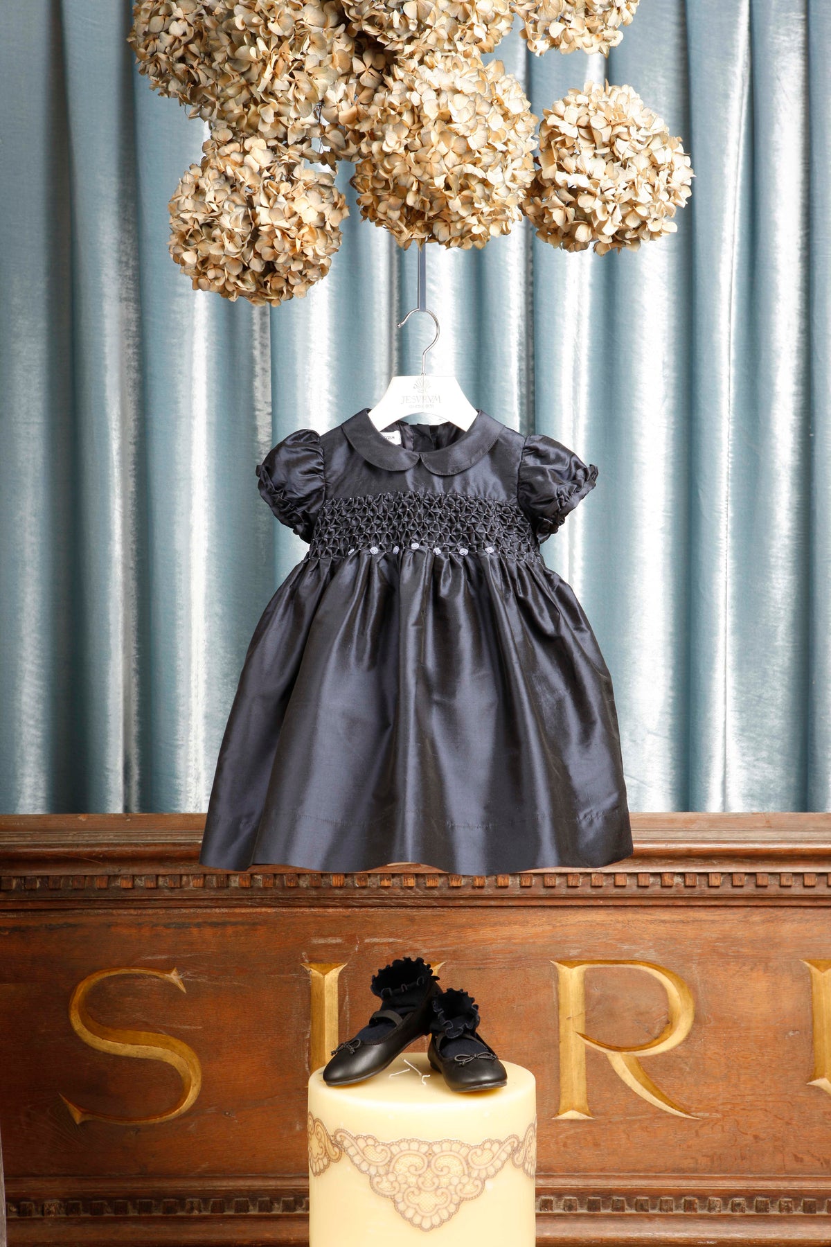 Ca'Dario Silk Dress | Shantung Blue
