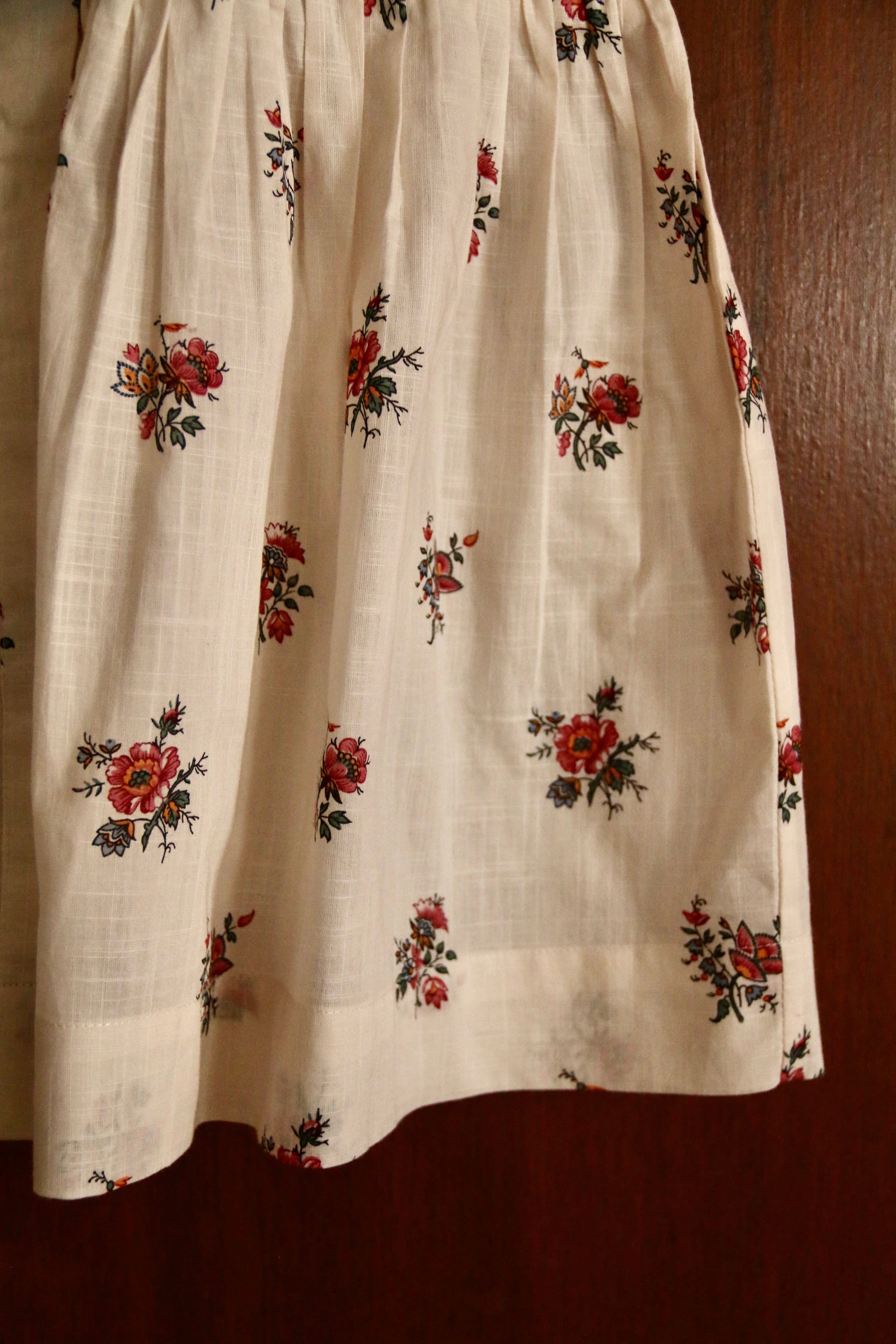 Dress with Hair Clip | Garden Flowers