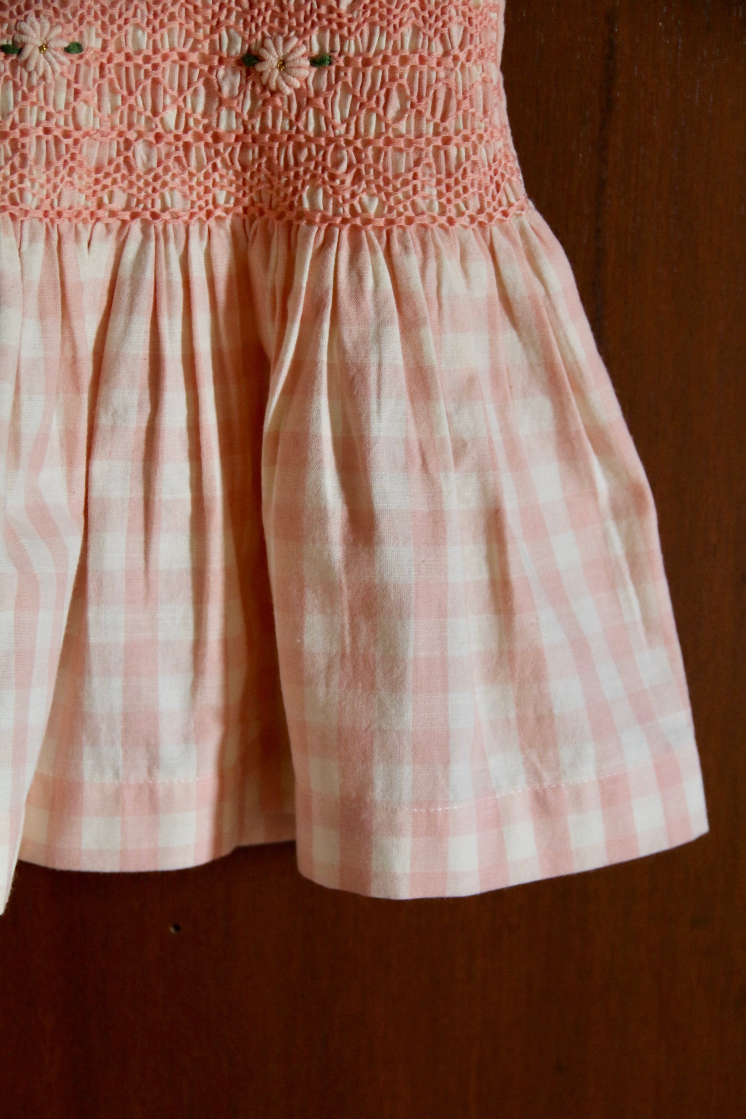 Handsmock Blouse | Pink Vichy