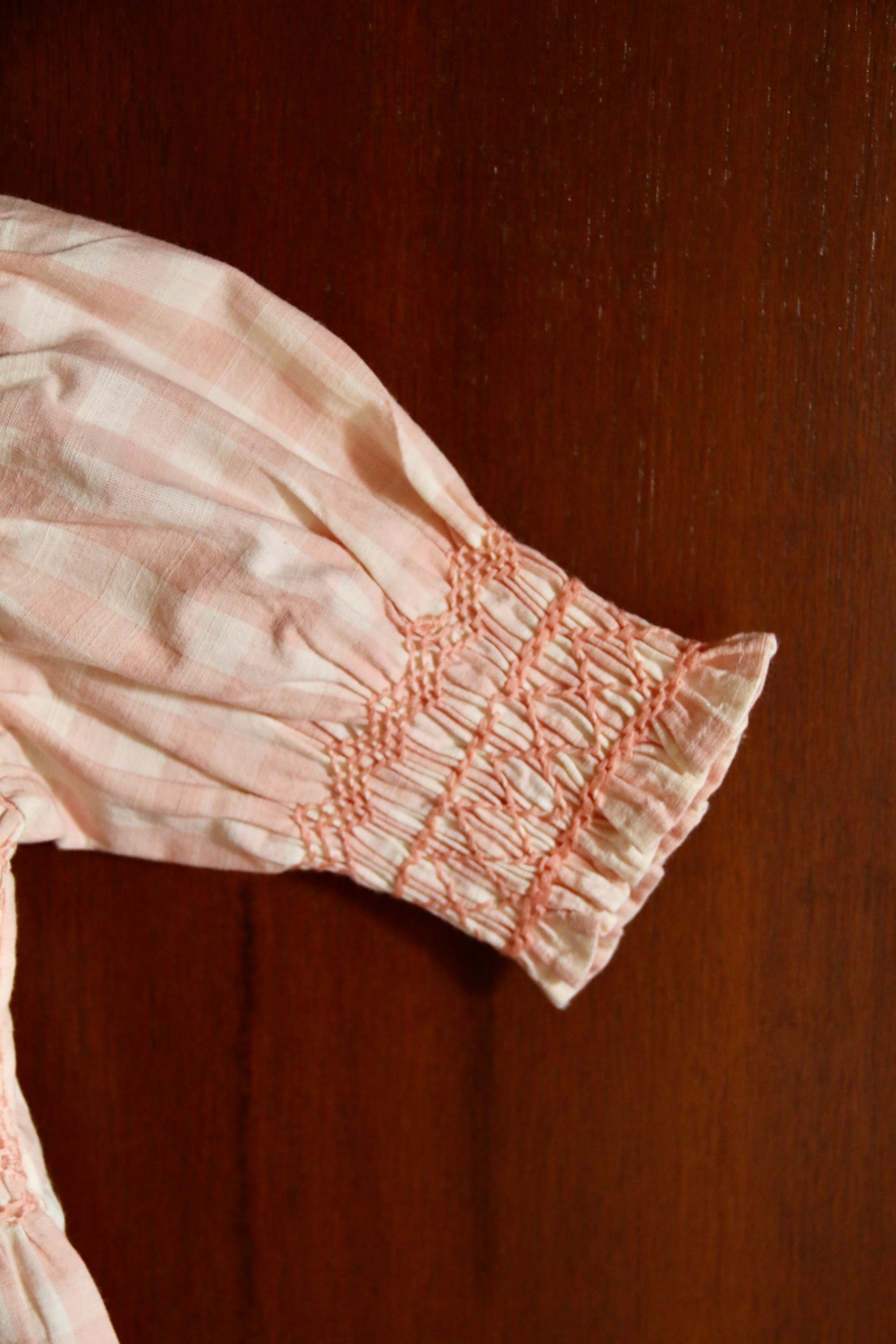 Handsmock Blouse | Pink Vichy