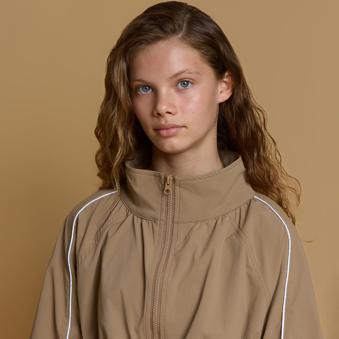 Cropped Windbreaker | Mocha