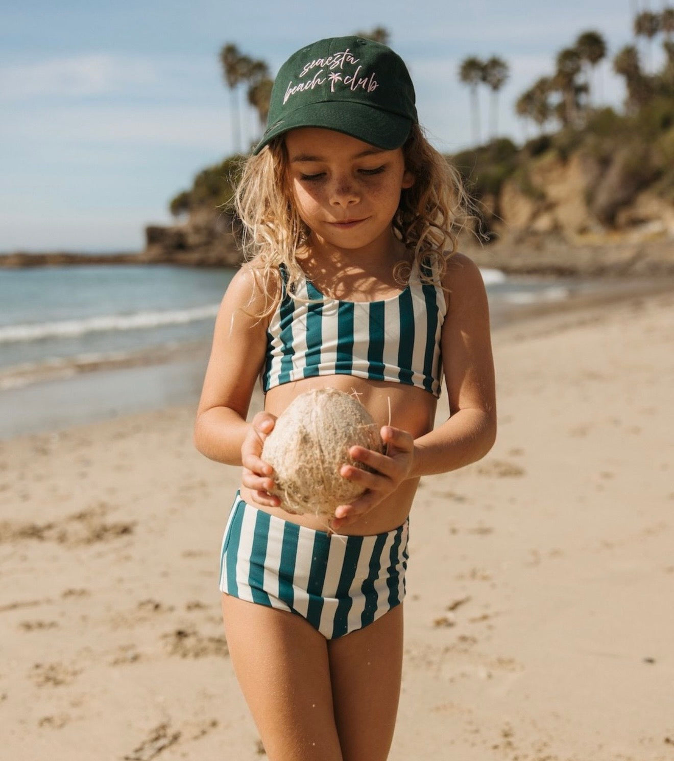 Cabana Stripe Two Piece Swimsuit | Charleston
