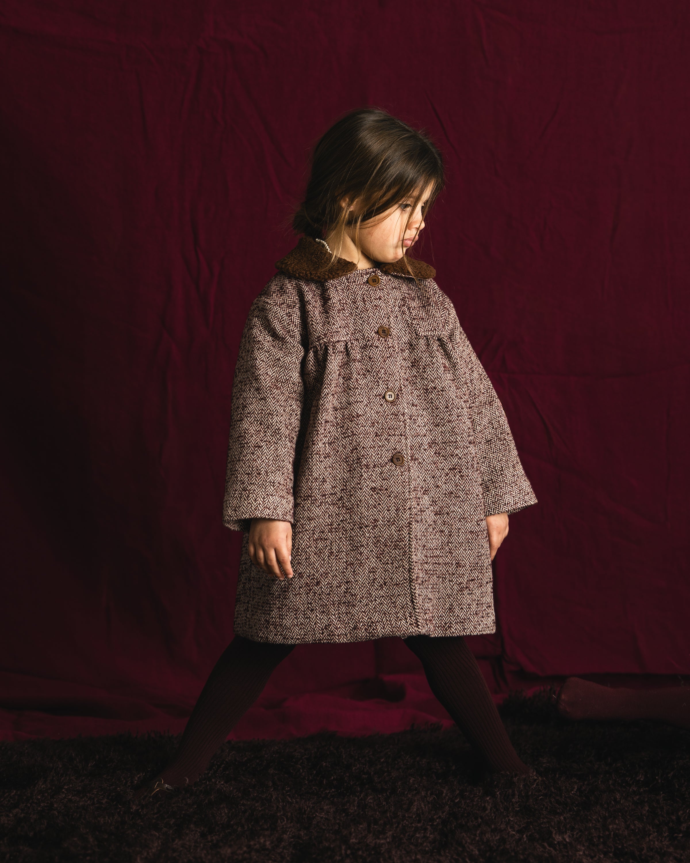 Elena Coat | Melanzana English Mood