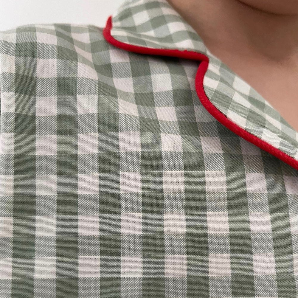 Carl Classic Red Piping Pajamas