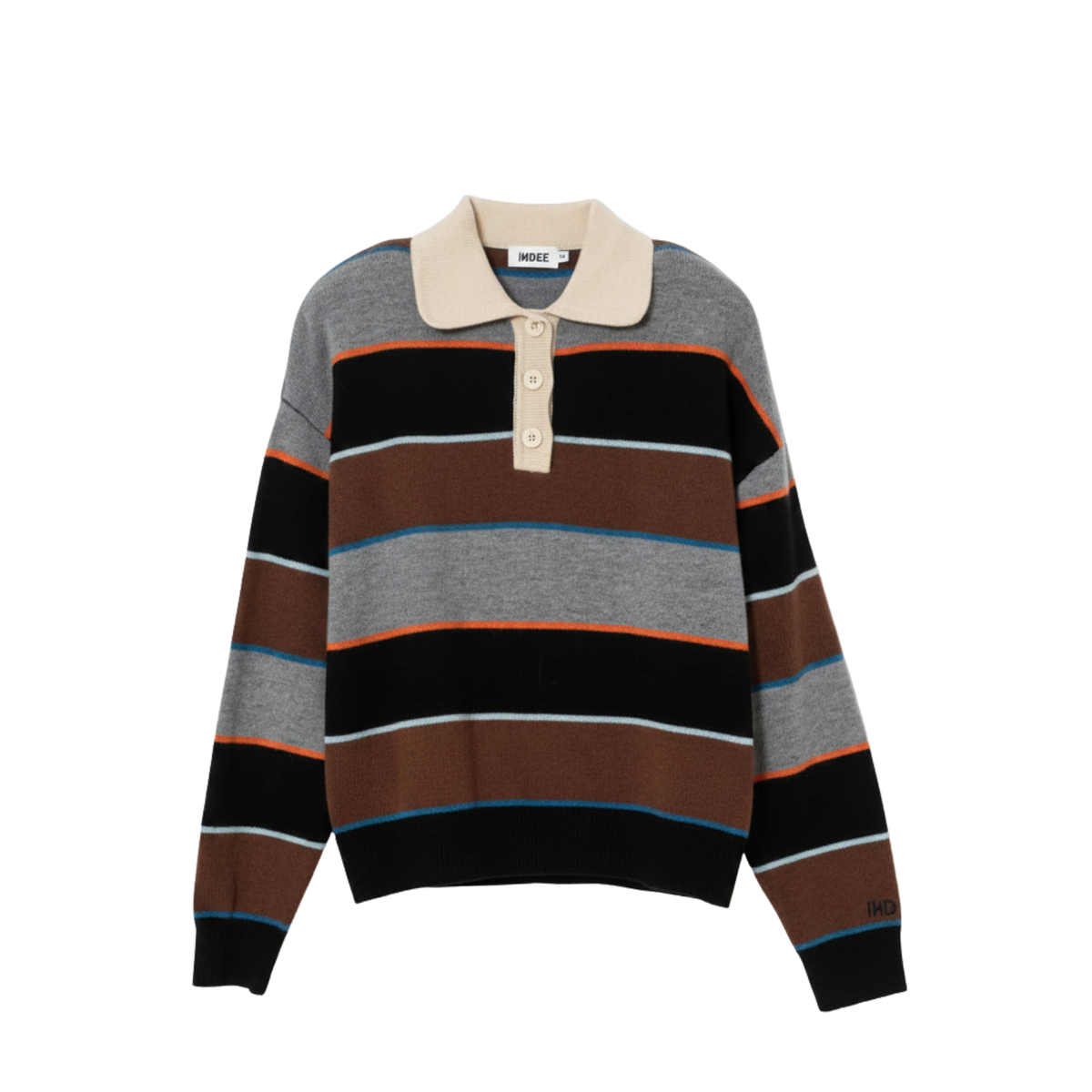 Wishes Knit-polo | Coffee