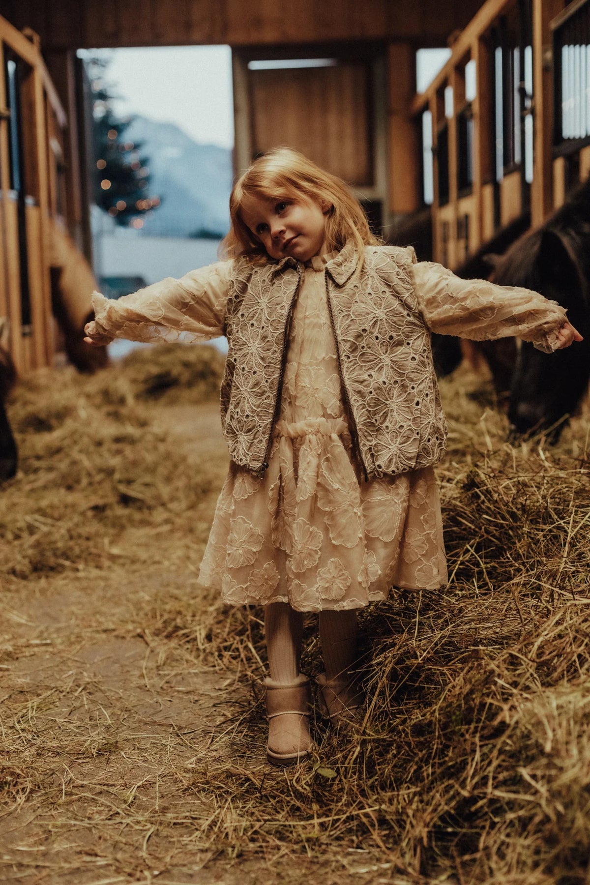 Izebelle Dress | Beige