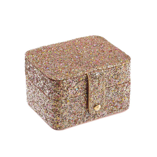 Confetti Glitter Gold Jewellery Box