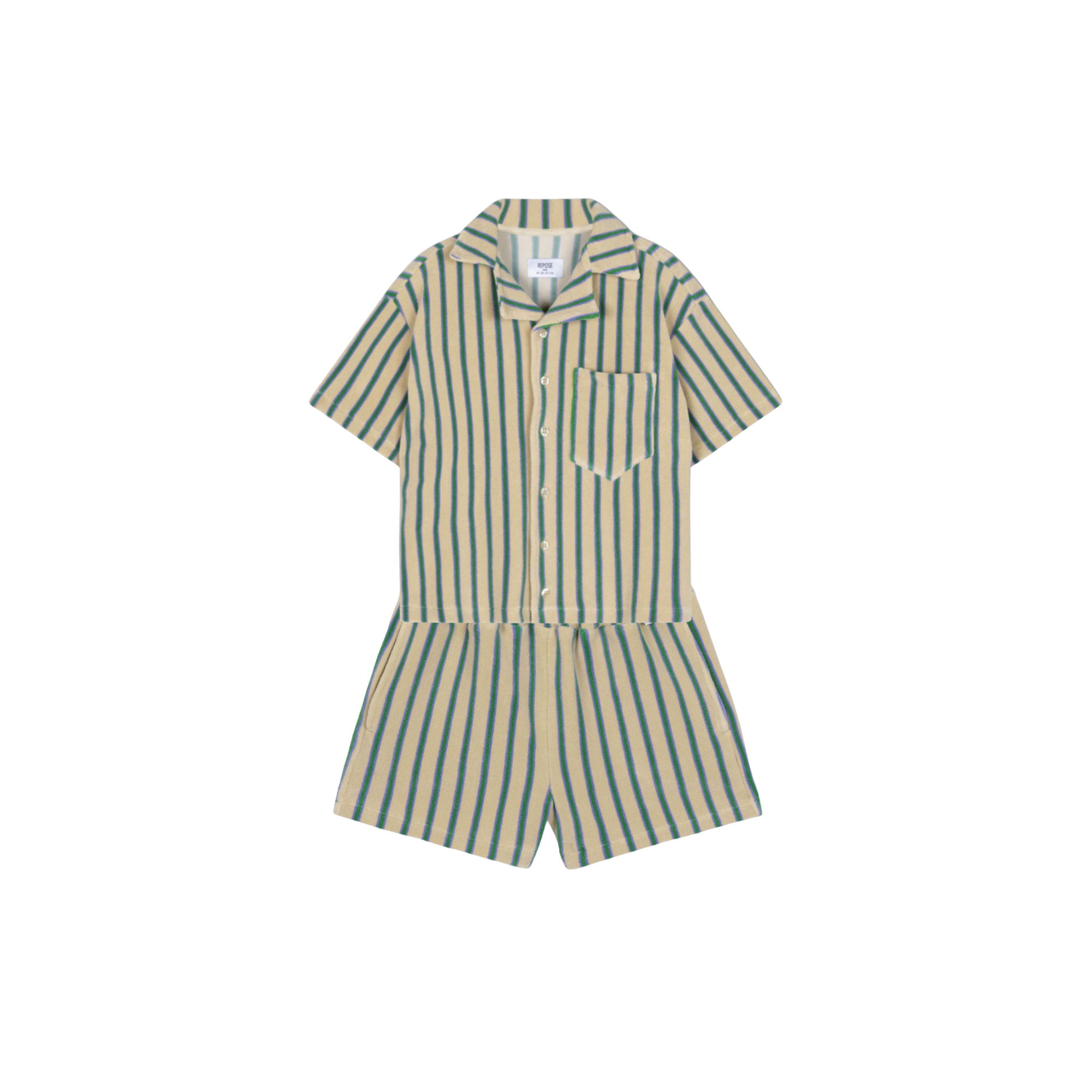 Box Cut Set | Jade Bloom Stripe