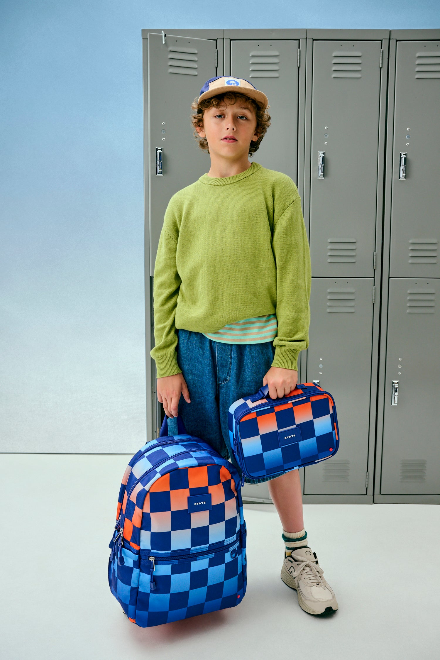 Rodgers Lunch Box | Gradient Checkerboard