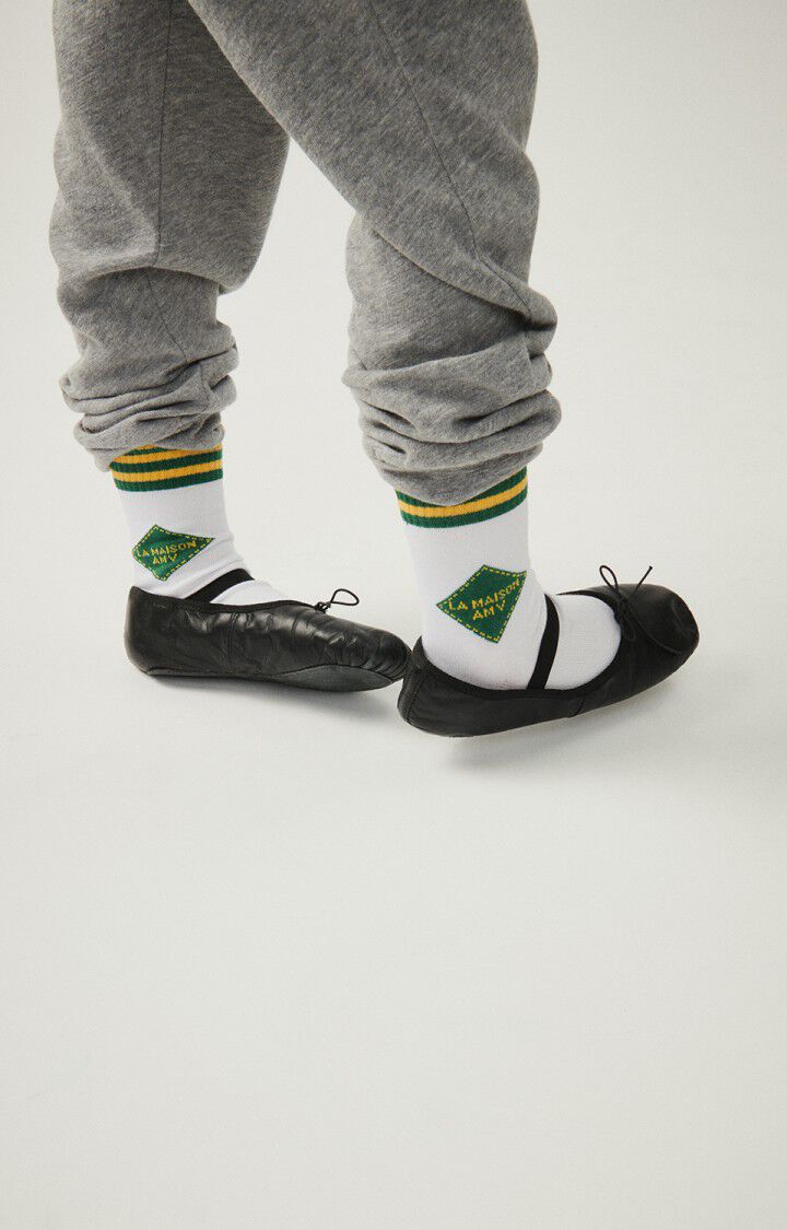 Clypsun Socks | Green and Yellow Striped