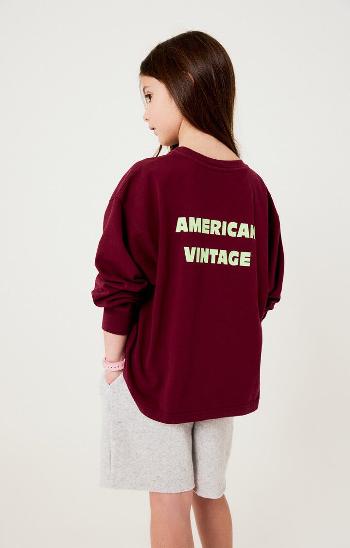 Fizvalley Long Sleeve T-Shirt | Vintage Burgundy