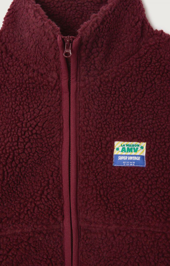 Hoktown Sherpa Jacket | Burgundy Melange