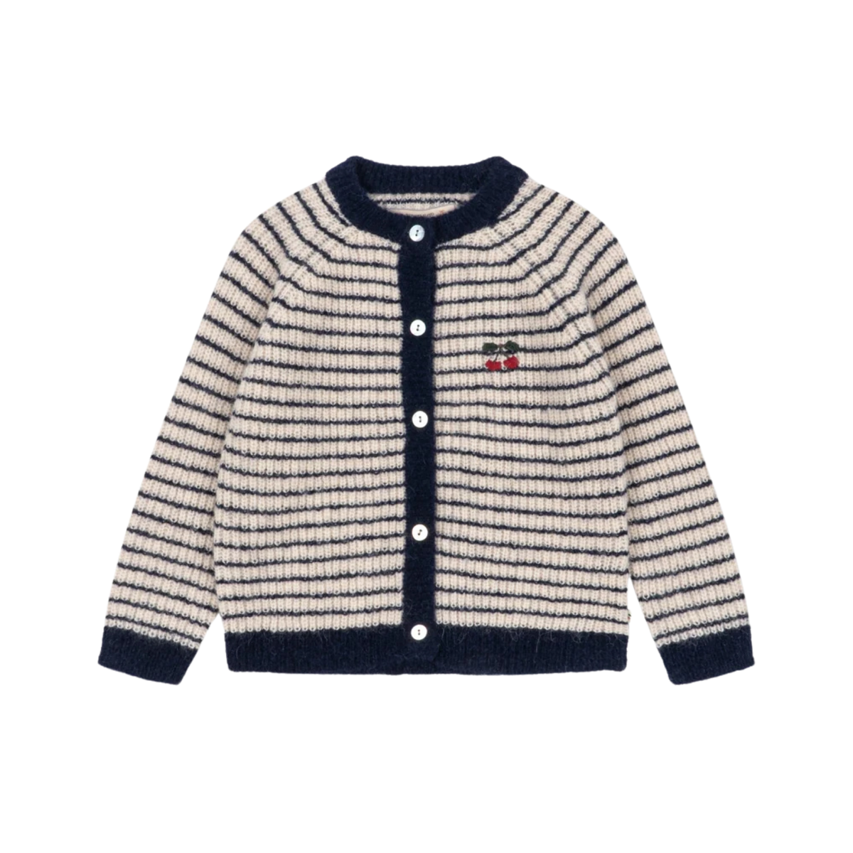 Barli Cardigan | Navy Stripe