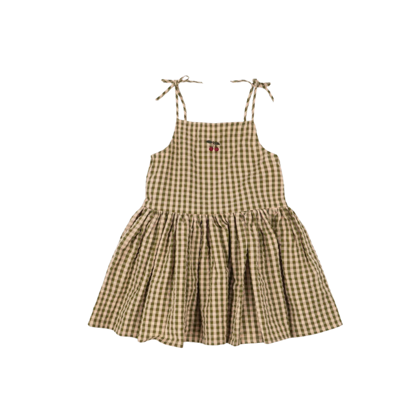Kim Isotta Dress | Avocado Check
