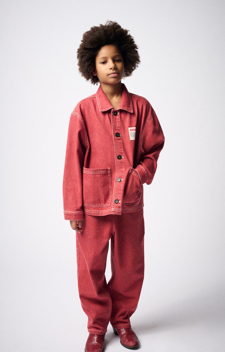 Uzatown Denim Overshirt | Red