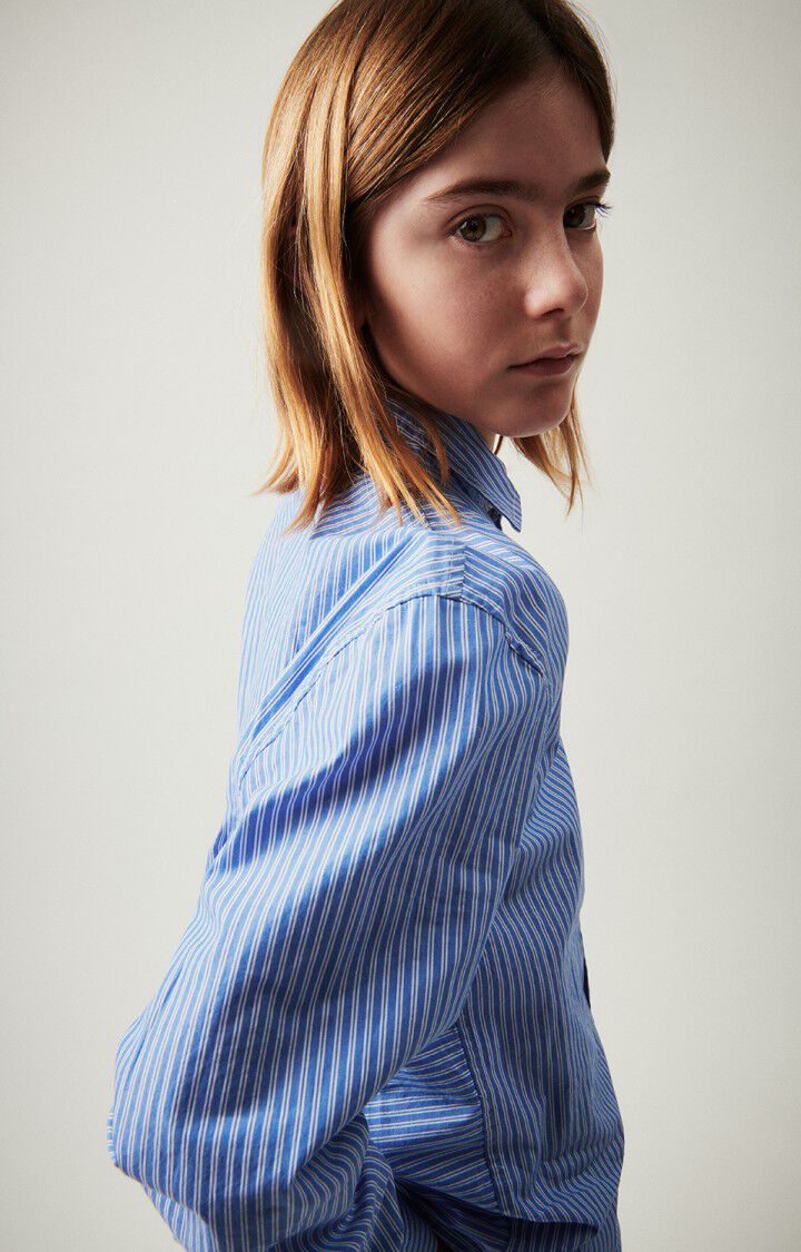 Zatybay Kid's Shirt | Aqua Stripes