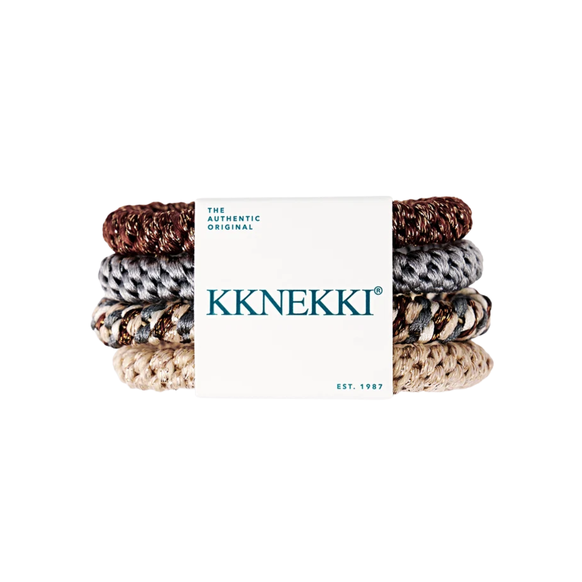 Original Hair Ties 4 Pack | Café Shimmer