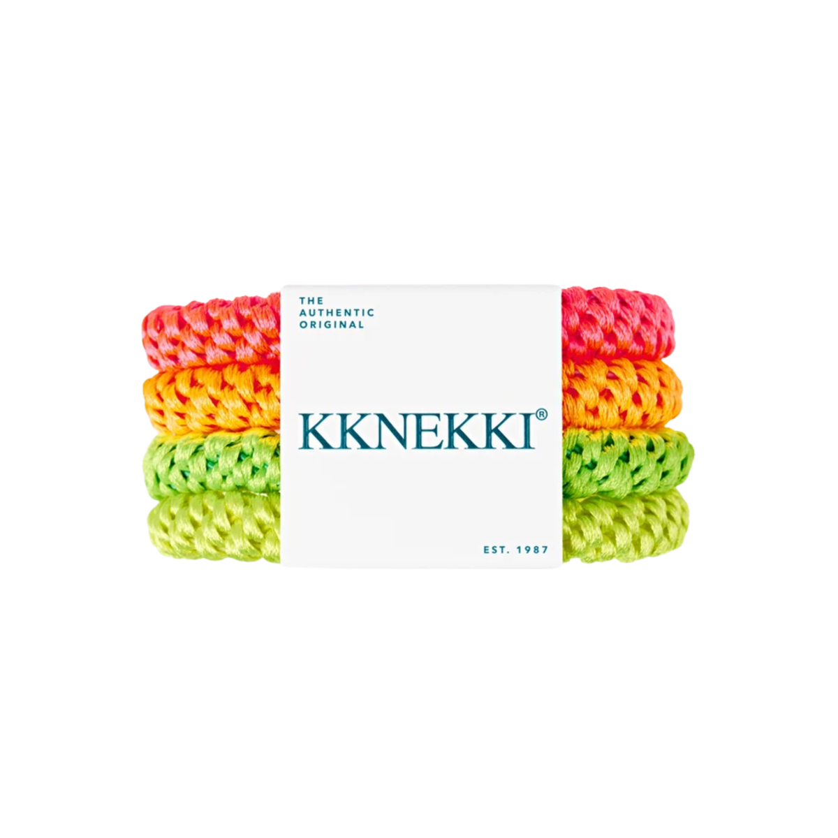 Original Hair Ties 4 Pack | Neon Splash