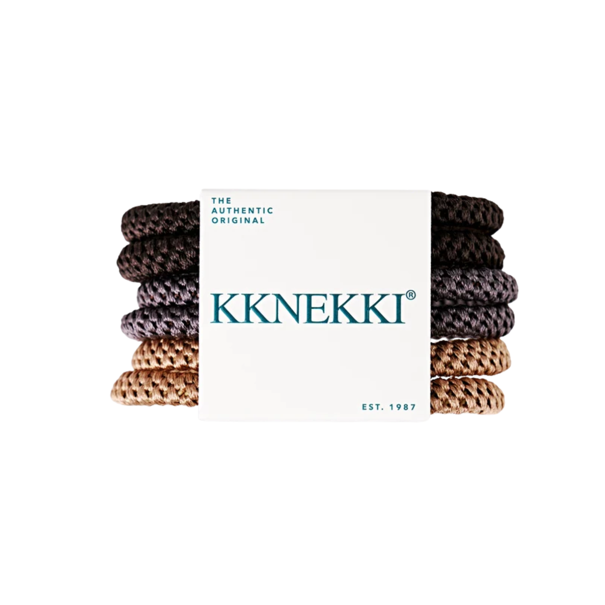 Slim Original Hair Ties 6 Pack | Espresso