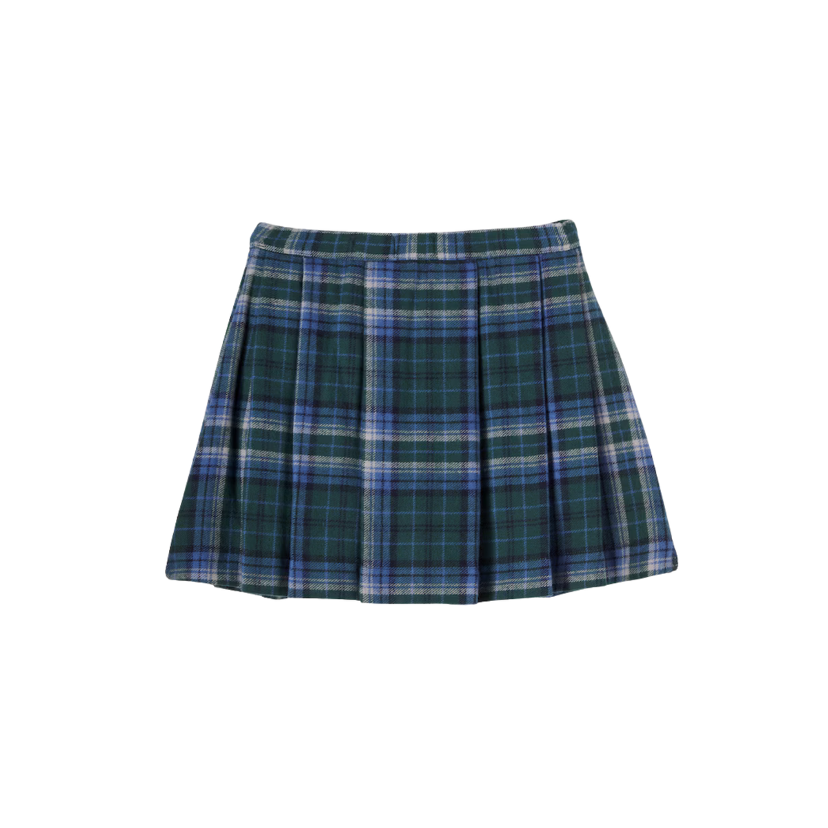 Zola Kilt Skirt | Green Check