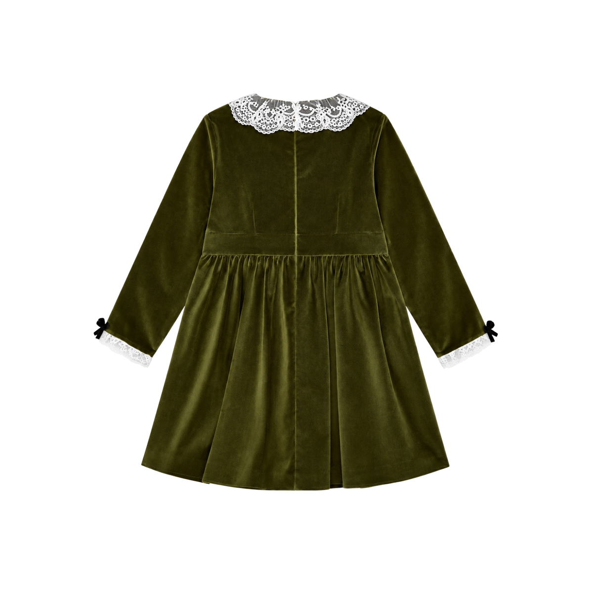 Eva Velvet Dress | Olive