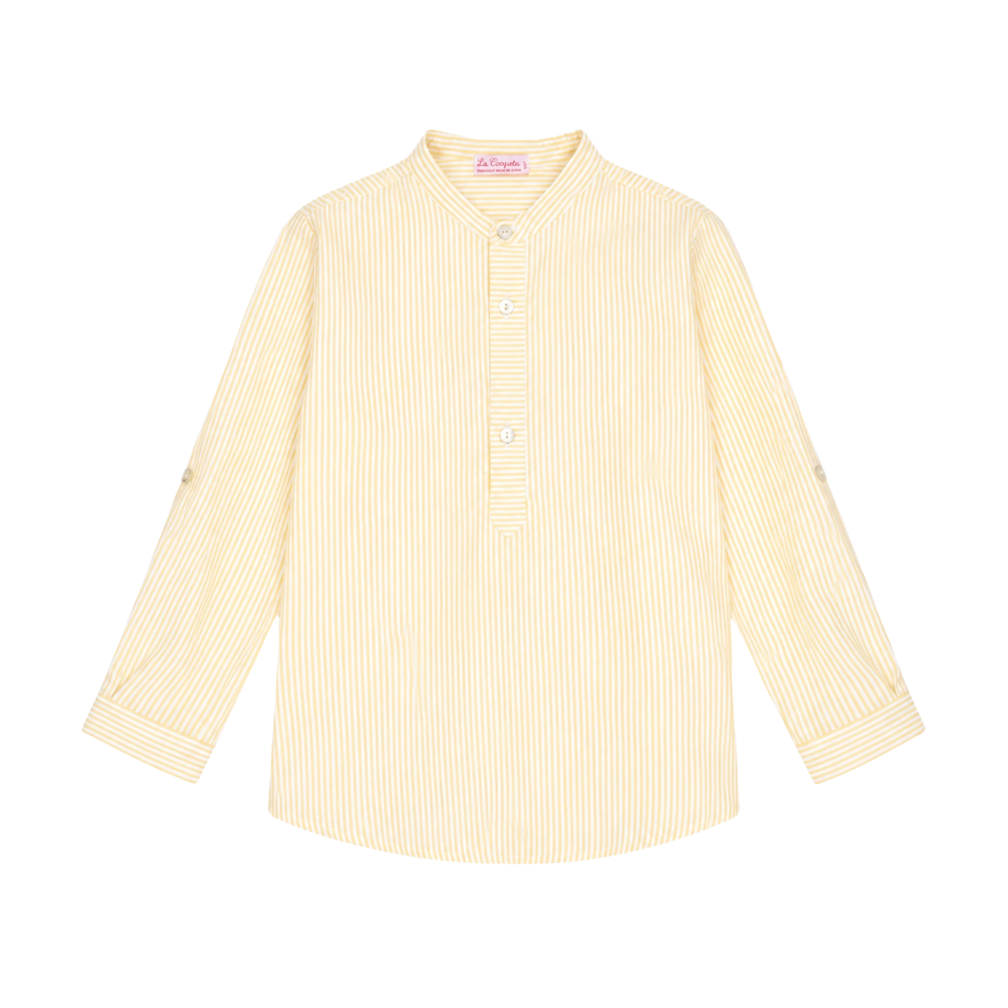 Jazmin Long Sleeve Shirt | Yellow Stripe