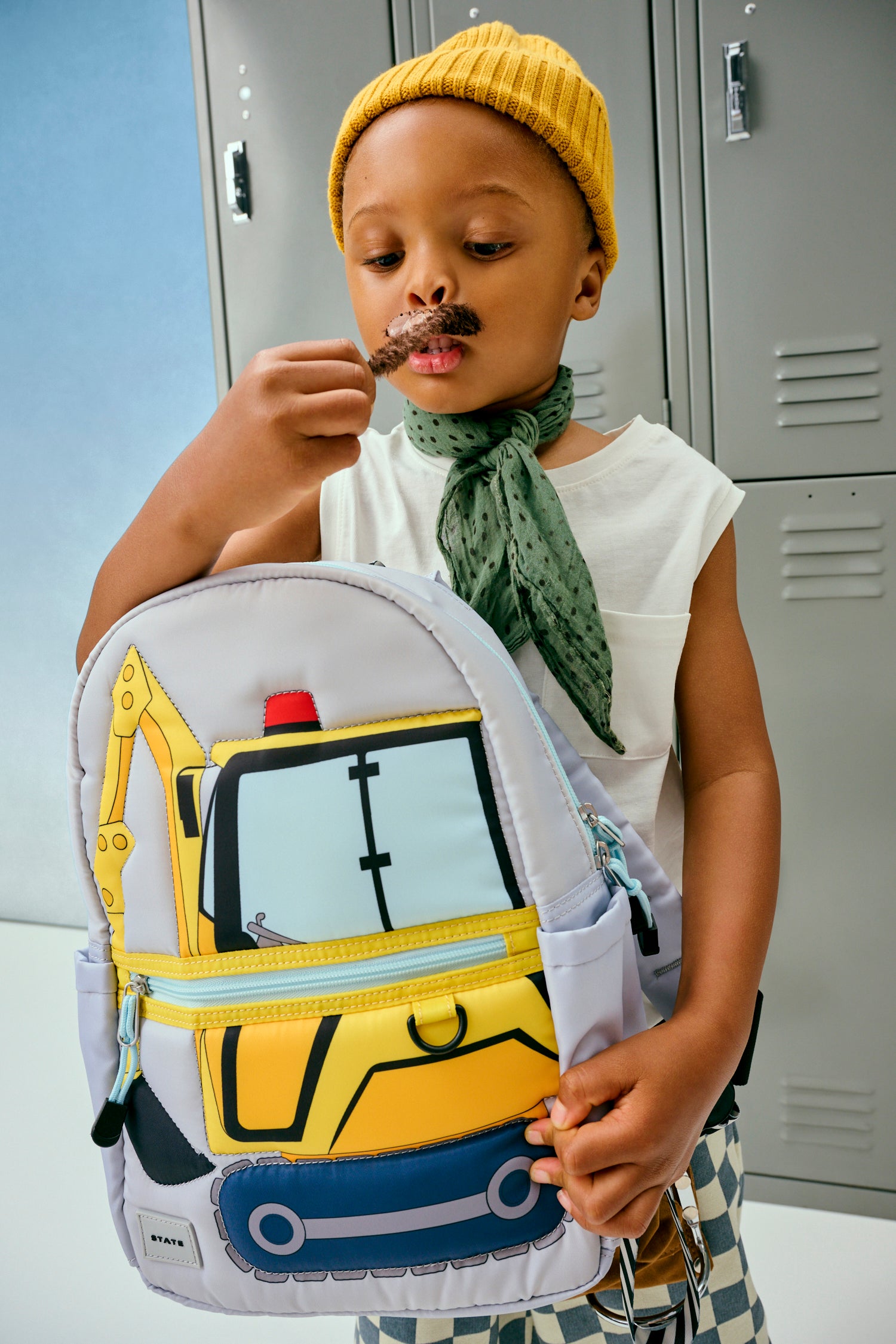 Kane Mini Backpack | Construction Truck