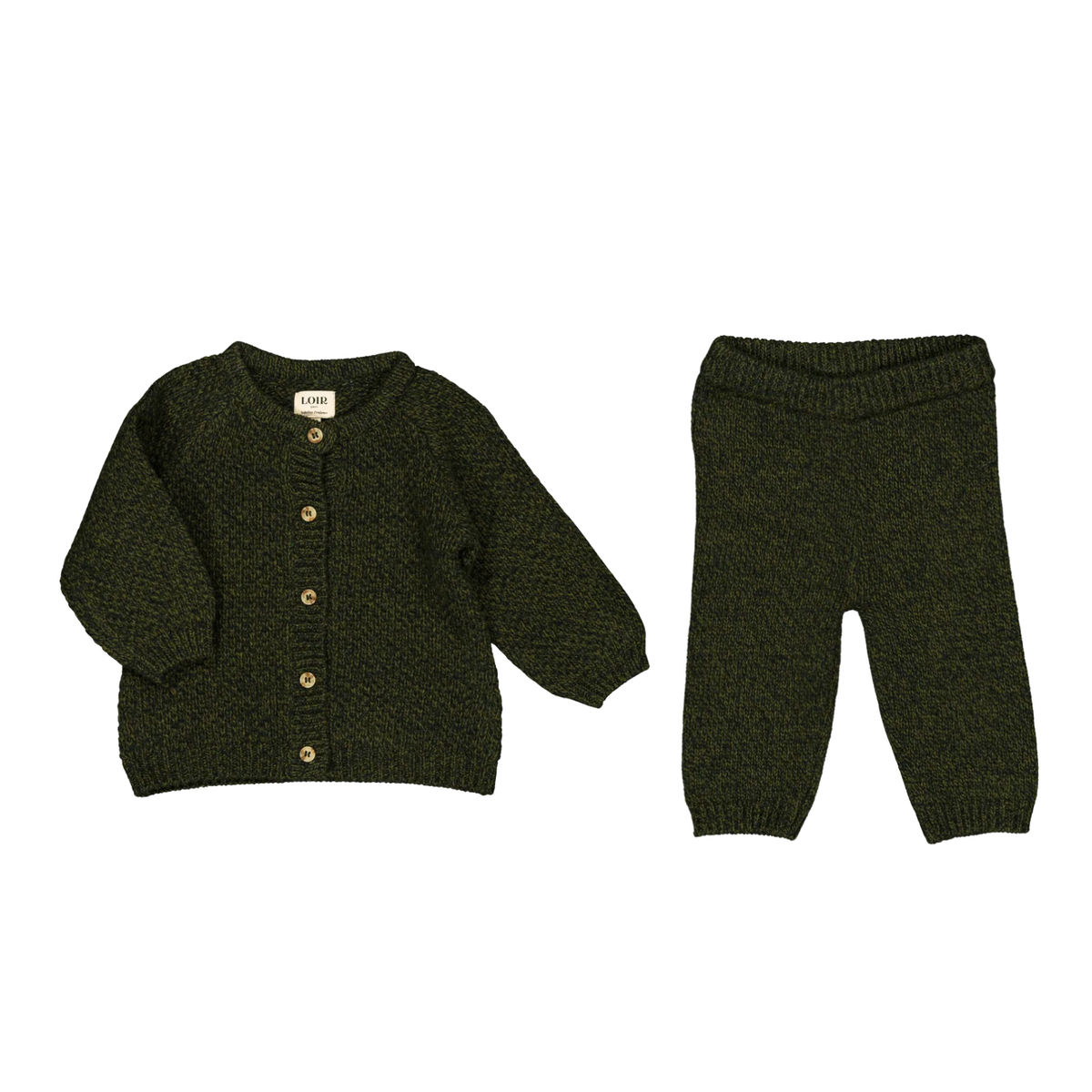 Cob Cardigan & Leggings Set | Green