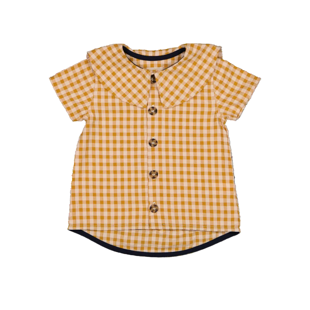 Chemise Lorette | Caramel Vichy