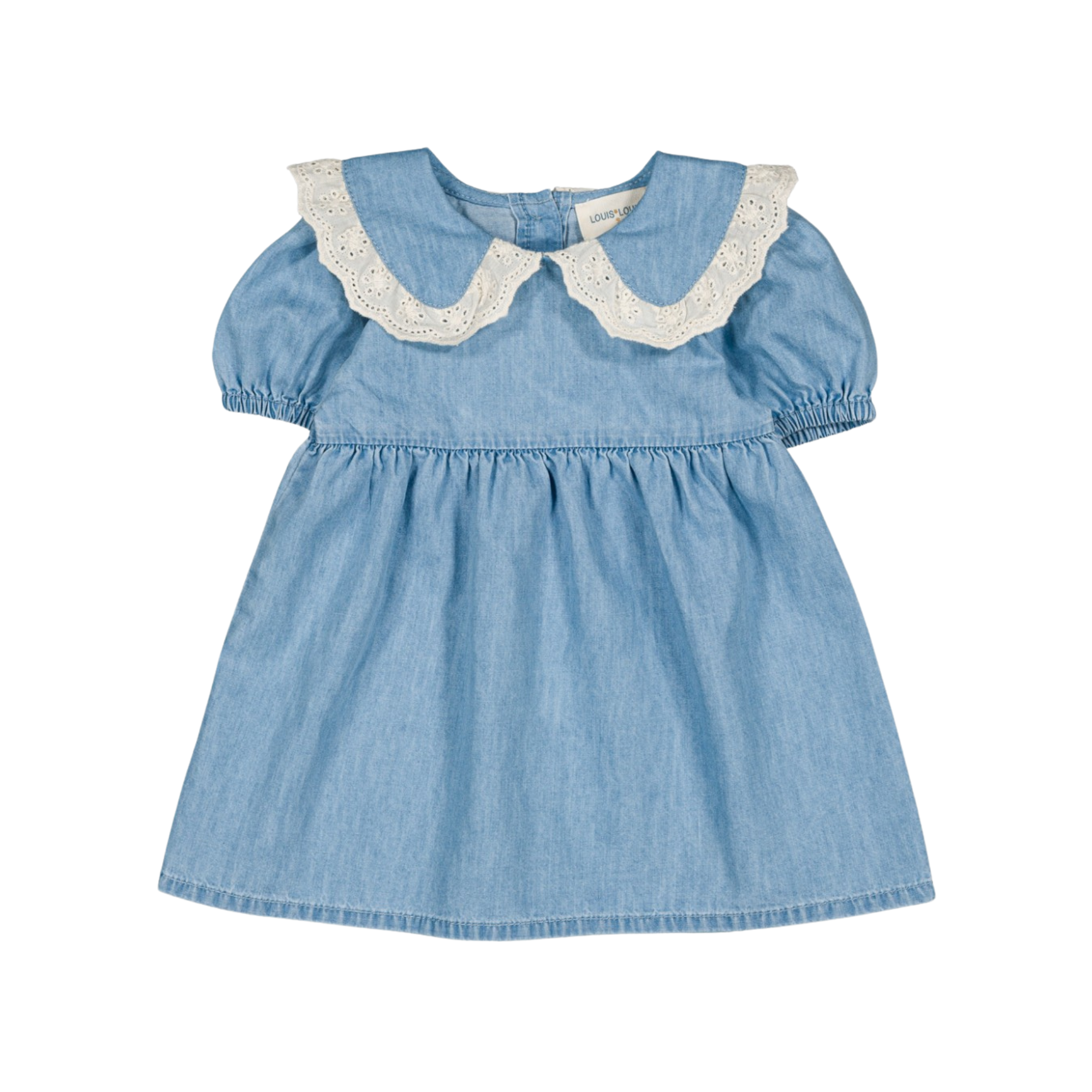 Henrietta Chambray Dress | Light Blue
