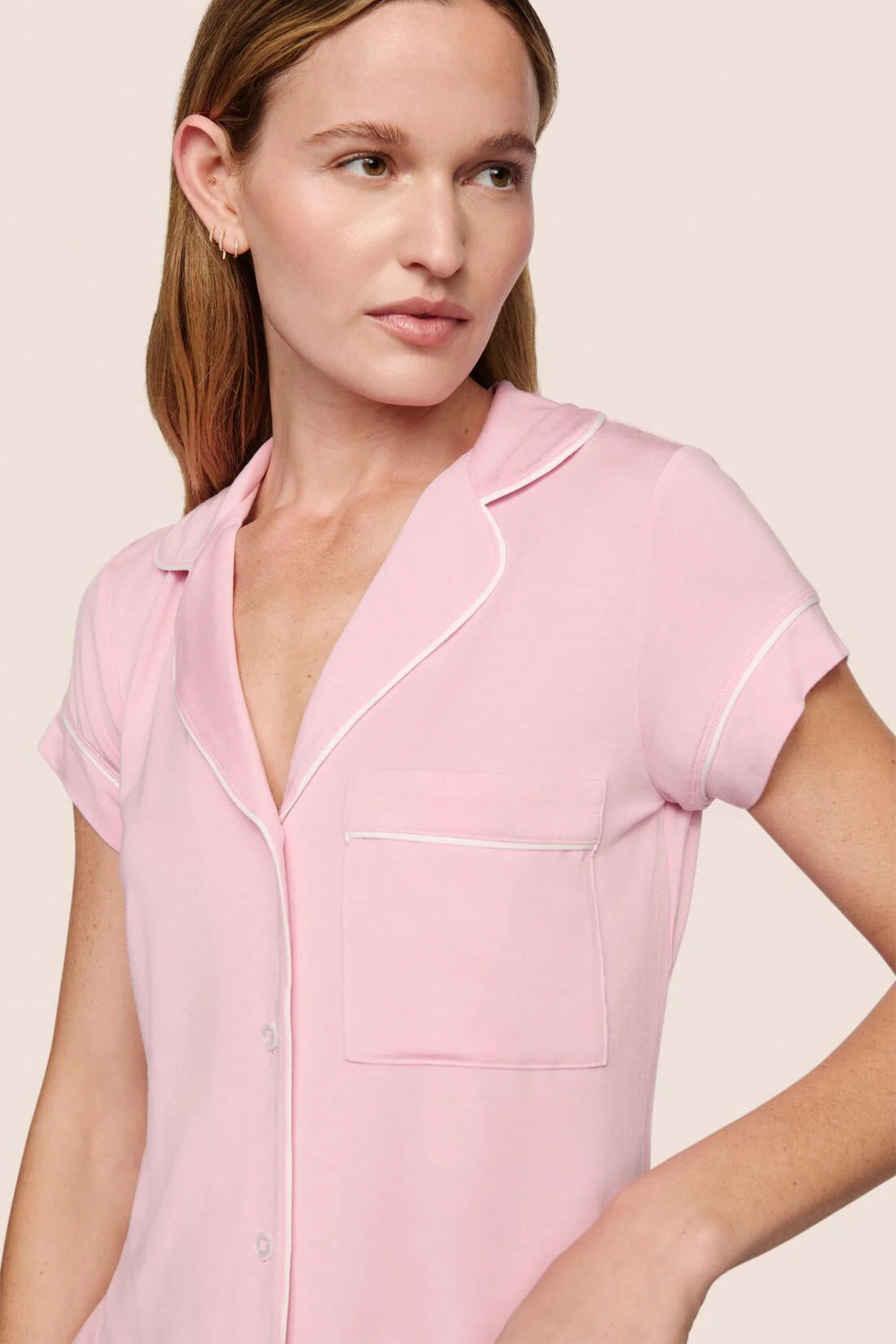 Gisele Shortie Short PJ Set | Pink Nectar