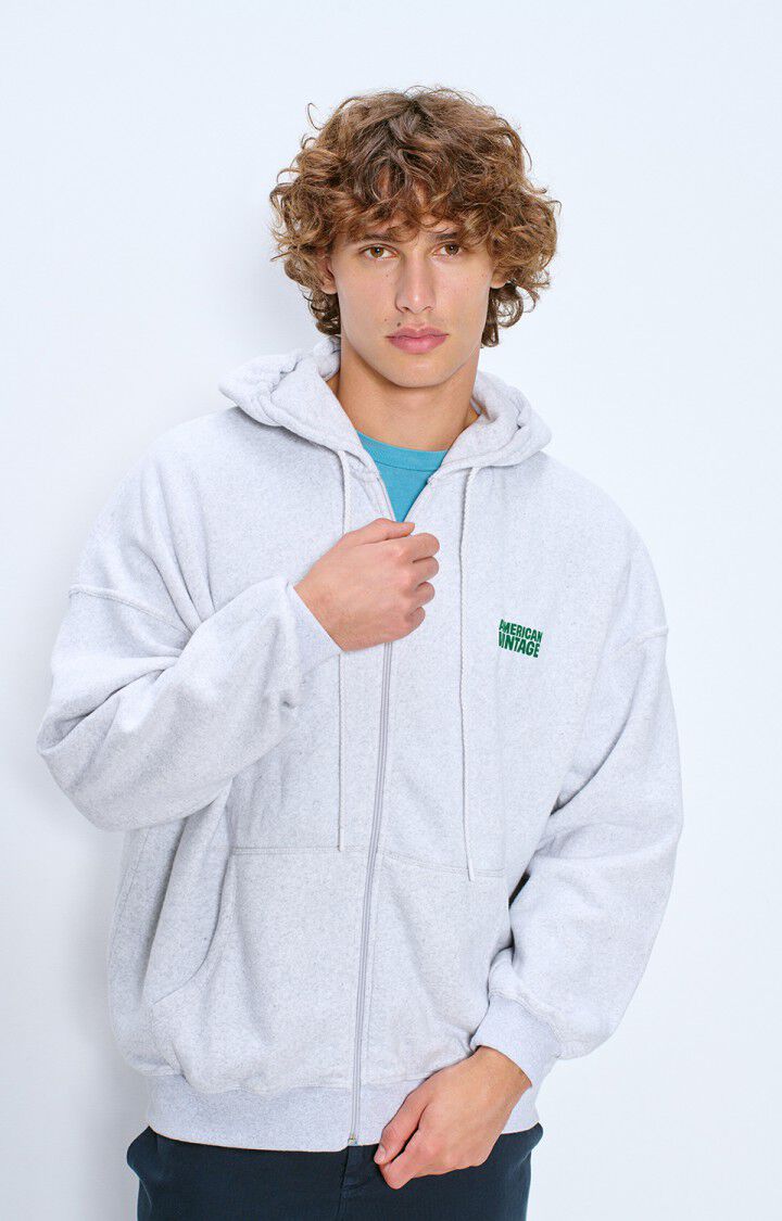 Baptown Mens Hoodie | Heather Grey