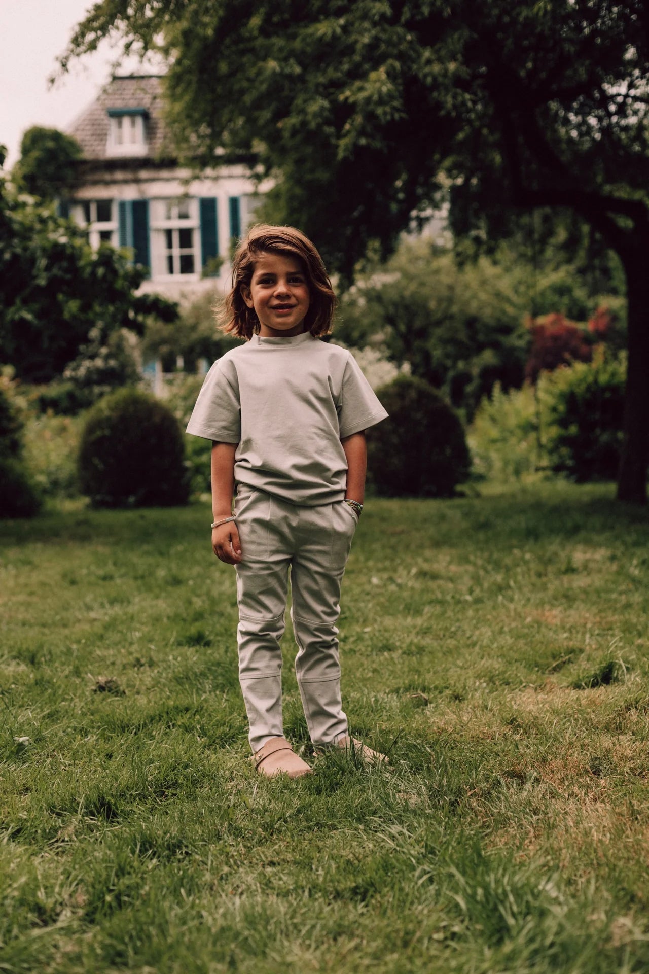 Roriz Basic Tee | Blue Steel