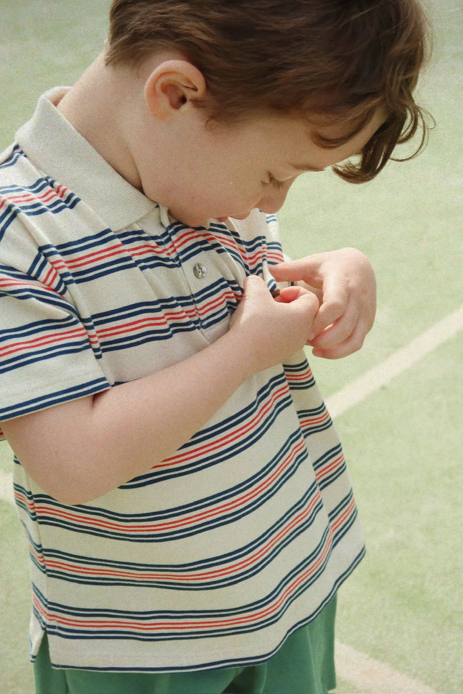 Spotty Short Sleeve Polo | Stripie Stripe
