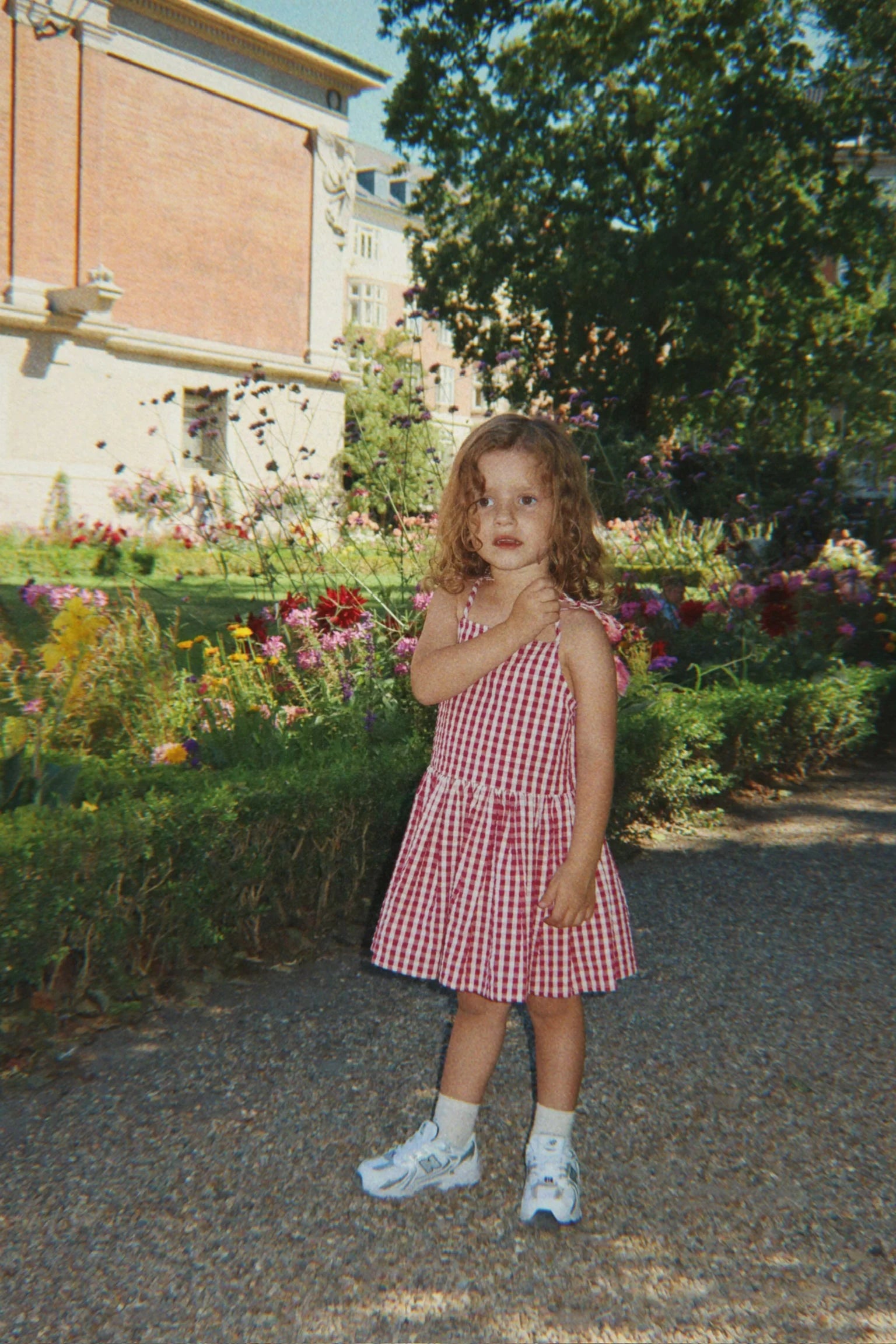 Isotta Dress | Raspberry Check
