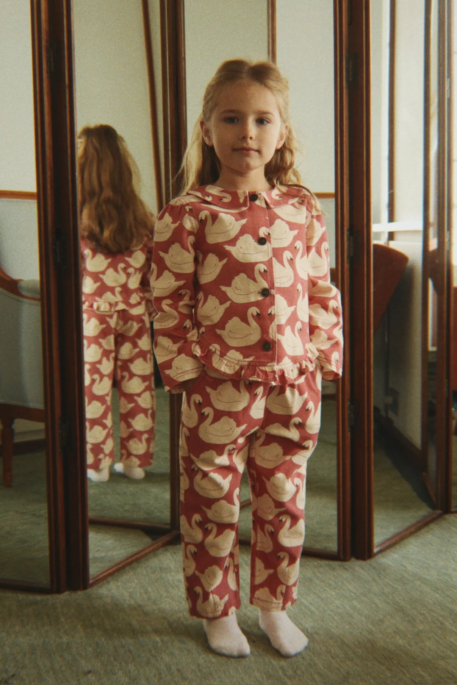 Magot Frill Jacket | Swan Rose