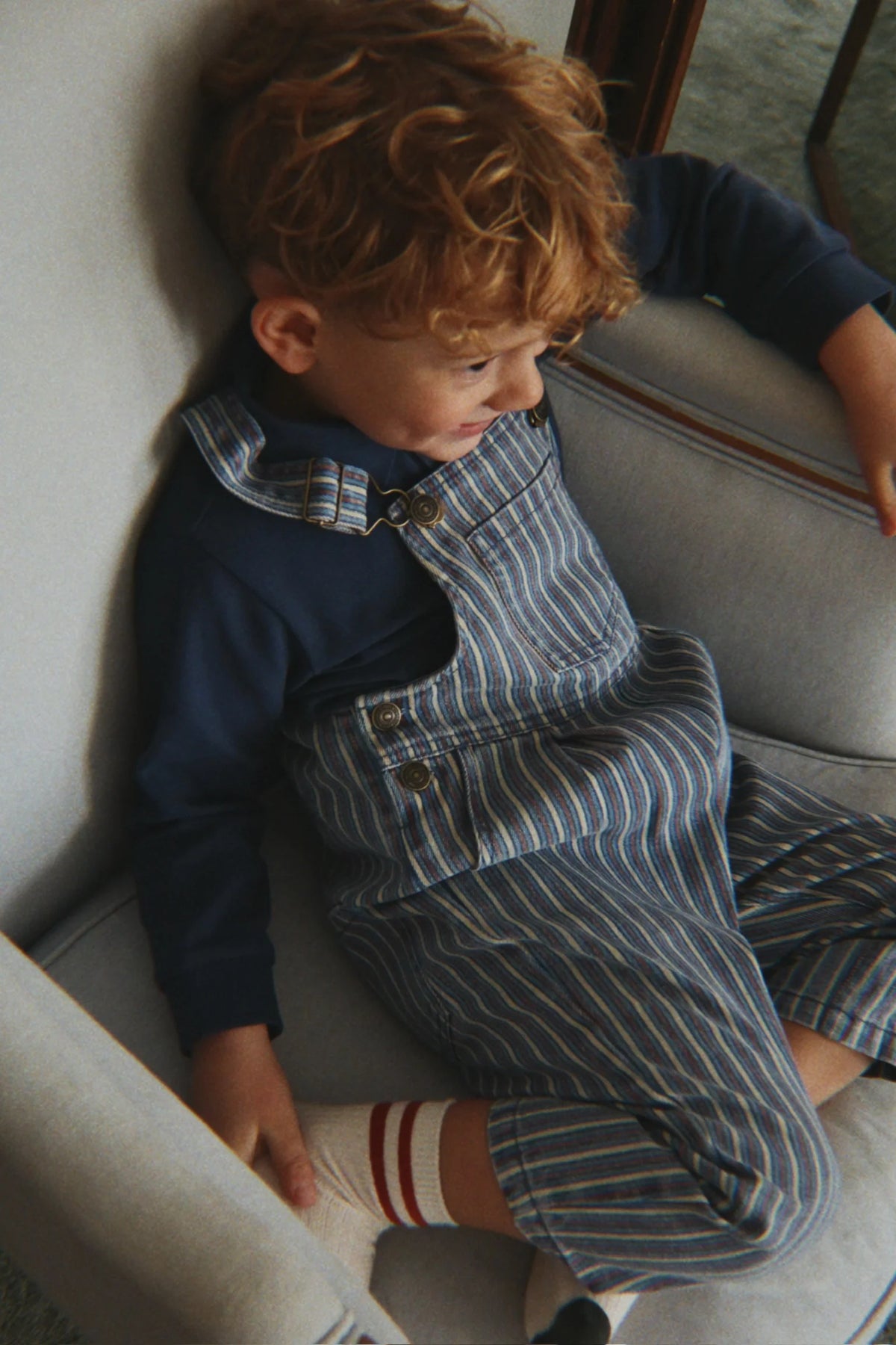 Rib Socks 2 Pack | Green Stripe