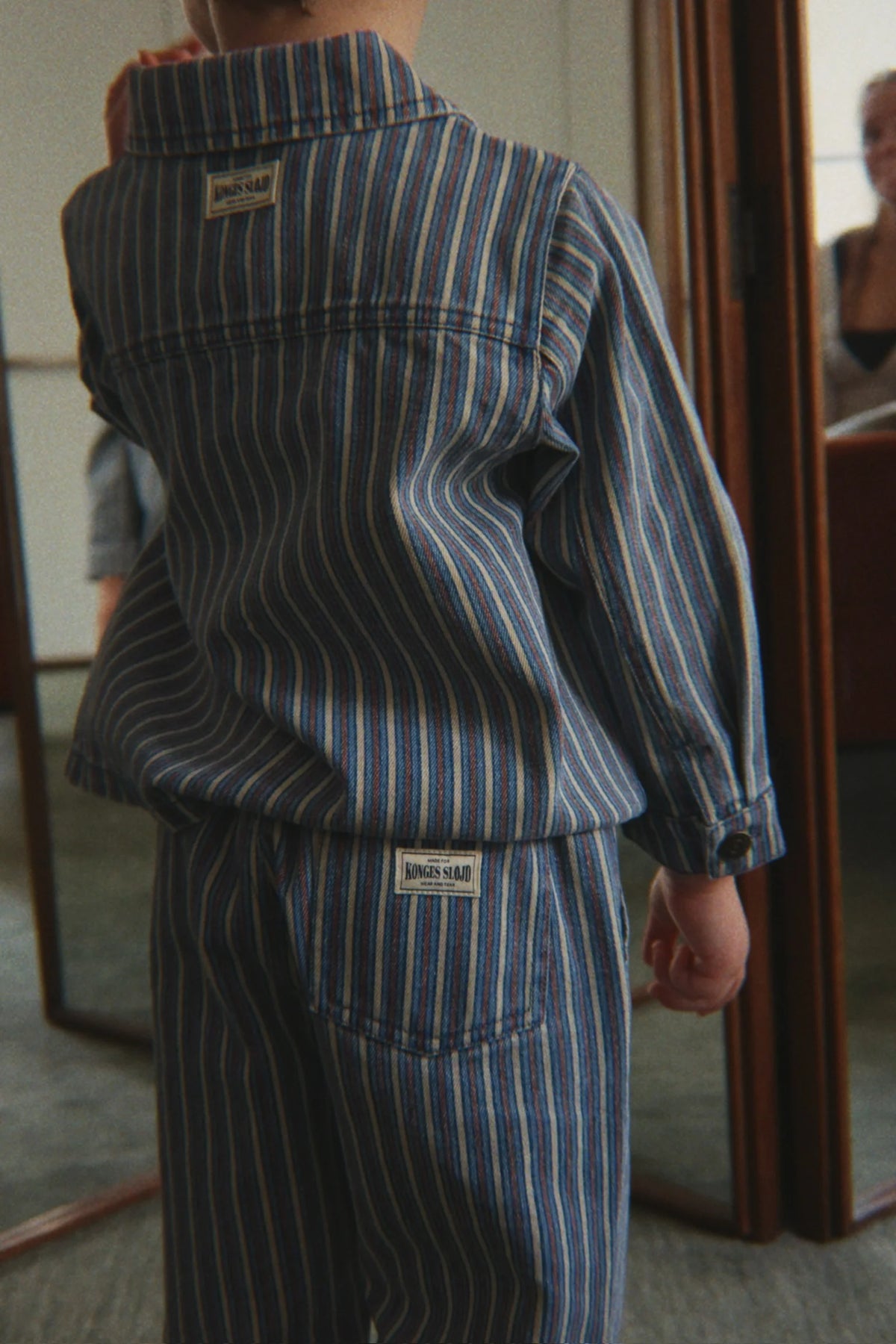 Magot Pants | Tricolore Bleu