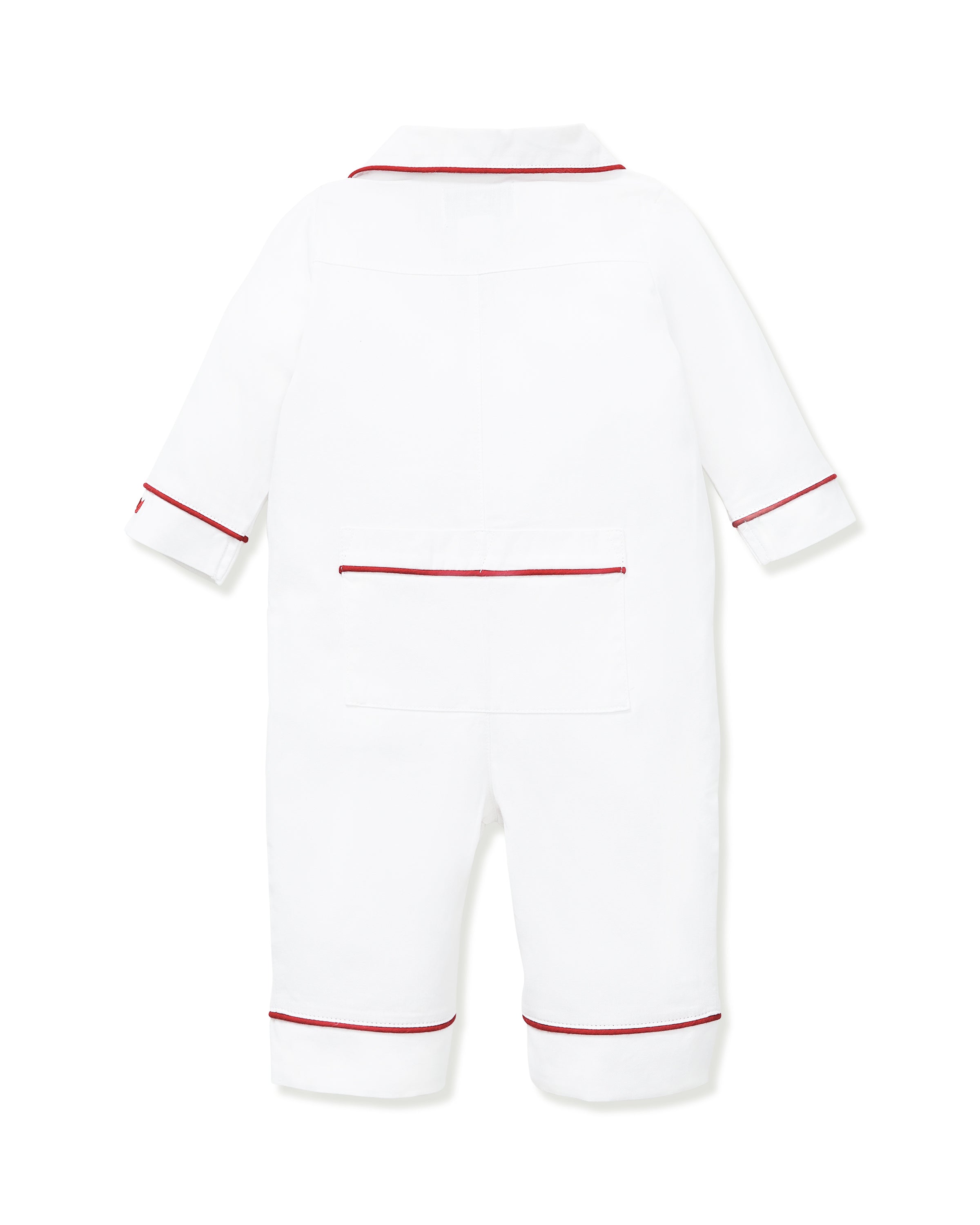 Twill Romper | White