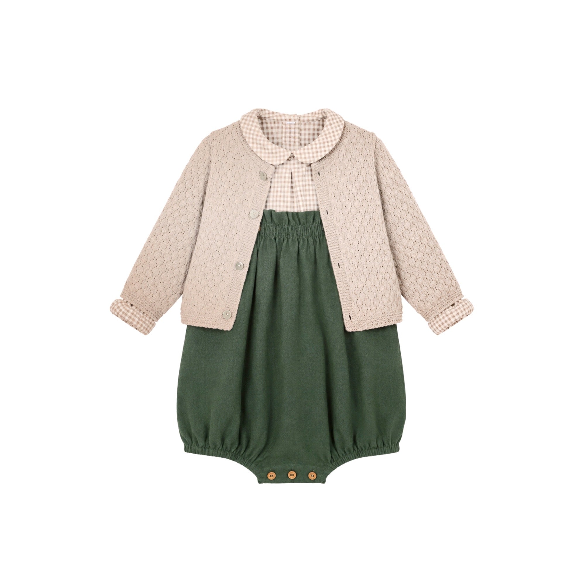 Cardigan Romper Set