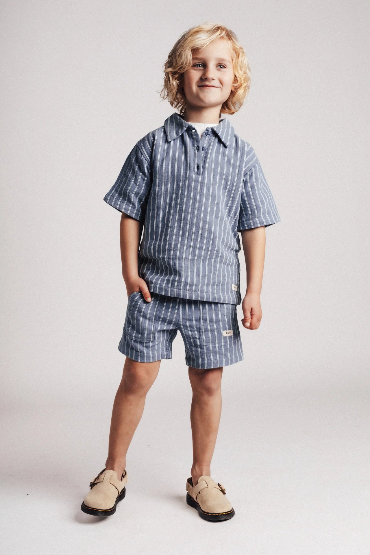 Messo Polo Set | Blue Stone